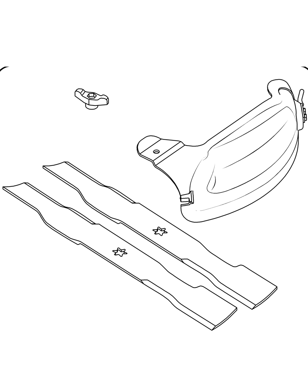 Replacement Parts Diagram and Parts List for 19B30005100 46Inch Cub Cadet Lawn Tractor